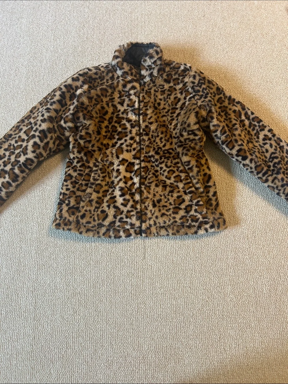 NWT Leopard Reversible Kids winter coat